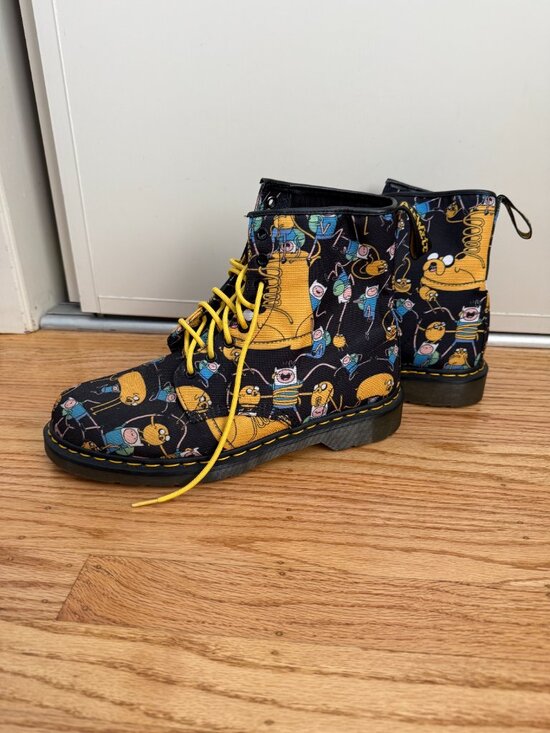 Adventure Time Dr. Martens Size 12 Mens Finn & Jake RARE main image 5